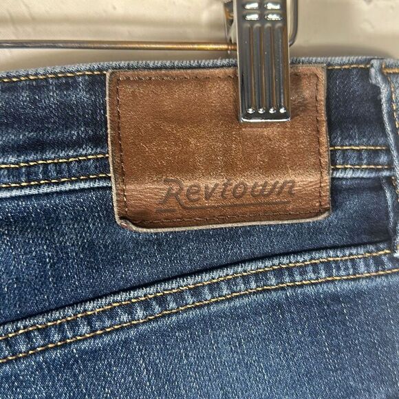 Revtown Taper  Jeans Men's W33 x L33 Stretch Blue Medium Wash Denim - Picture 6 of 13